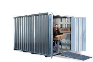 Lagercontainer von Aczent Lagertechnik