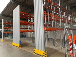 Palettenregale für den Außenbereich Ansicht 2 Palettenregale für den Außenbereich Ansicht 2
