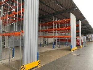 Palettenregale für den Außenbereich Ansicht 1 Palettenregale für den Außenbereich Ansicht 1