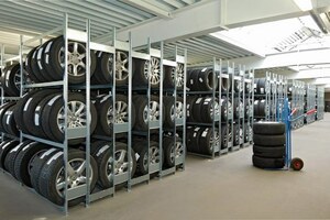 Reifenlagerregale von Aczent Lagertechnik Reifenlagerregale von Aczent Lagertechnik