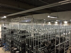 Raederlager fuer Autohaus Gruetzner in Neubrandenburg