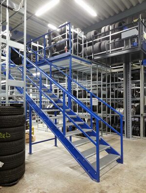 Optimale Reifeneinlagerung fuer Automobile Schneider mit Aczent Lagertechnik