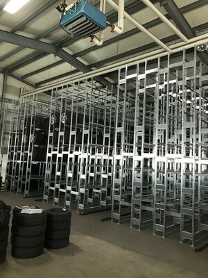Optimale Reifeneinlagerung fuer Mazda Autohaus in Bottrop Aczent Lagertechnik