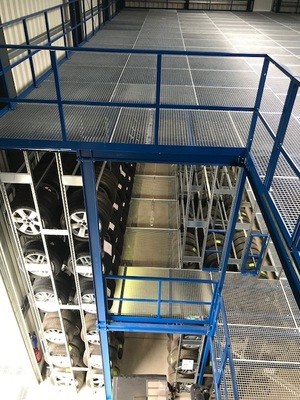 Optimale Reifeneinlagerung fuer Audi Zentrum Duisburg mit Aczent Lagertechnik
