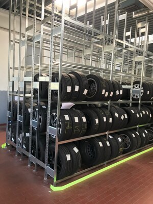Neues Reifenlagersystem für Toyota Autohaus Keller in 57076 Siegen