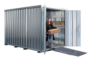 Lagercontainer von Aczent Lagertechnik
