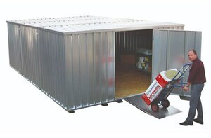 Schnellbaucontainerkombination von Aczent Lagertechnik
