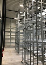 Reifenregale von Aczent Lagertechnik im Lager von Autohaus Weitkamp Reifenregale von Aczent Lagertechnik im Lager von Autohaus Weitkamp